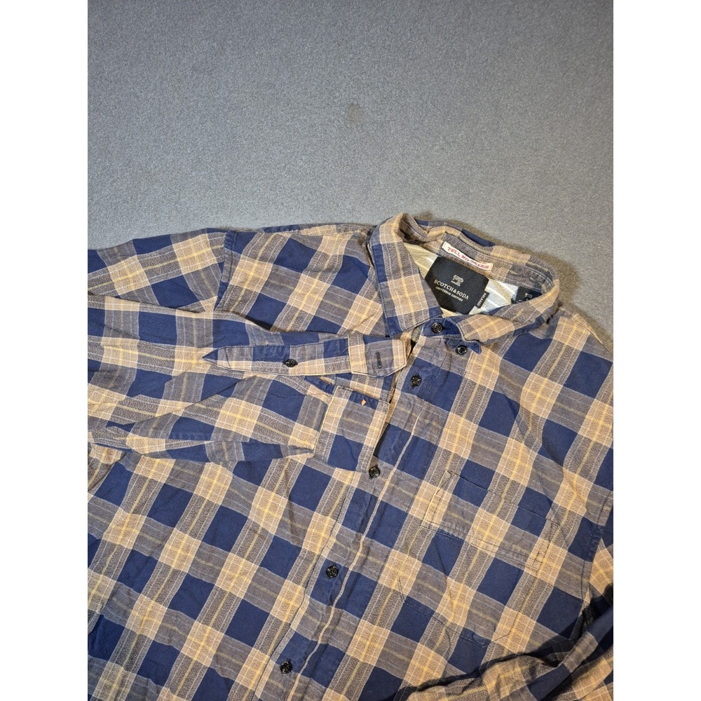 Scotch &‎ Soda Flannel/plaid Shirt Mens  Large L